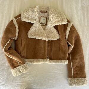 Brown Suede & Fur Jacket/Coat